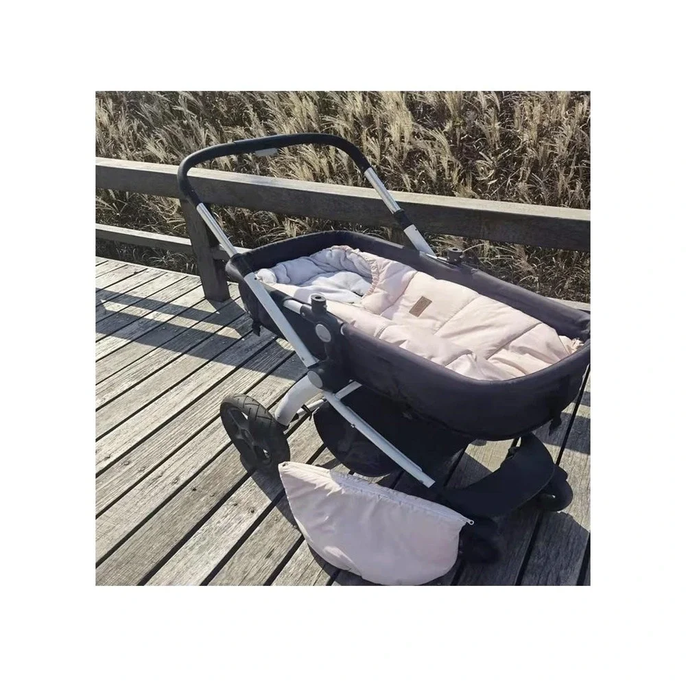 Baby Stroller Footmuff Pink Warm Sleeping Bag Bunting 0-5T Universal 35-47in - Picture 6 of 10
